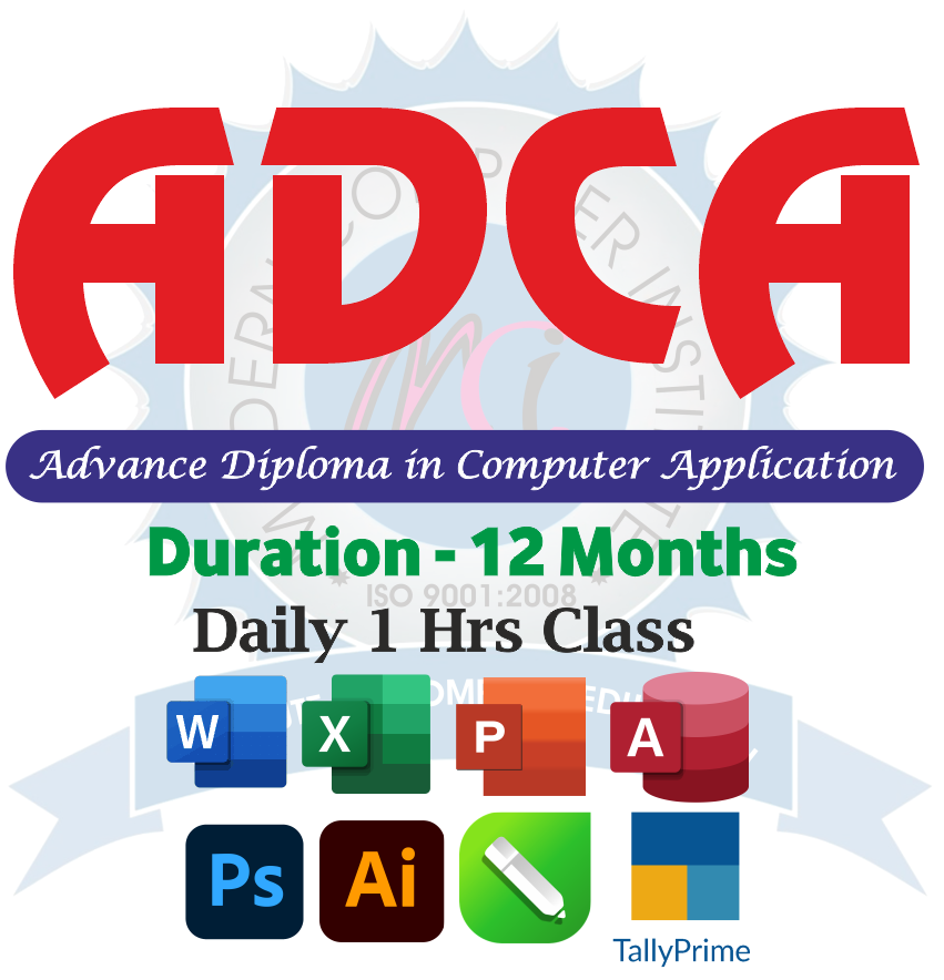 ADCA (Advance Diploma in Computer Application)